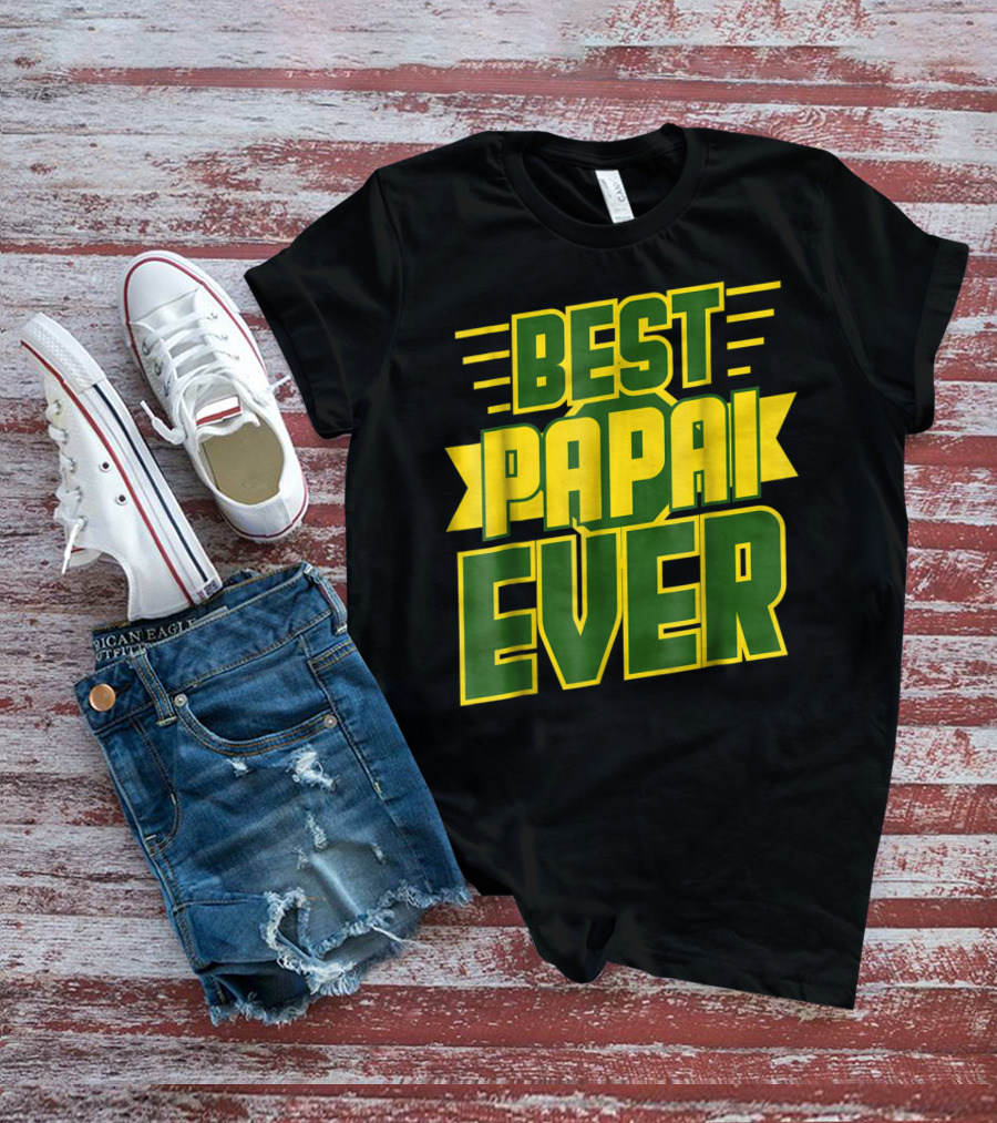 Best Papai Ever Awesome Brazilian Dad Brazil T-Shirt