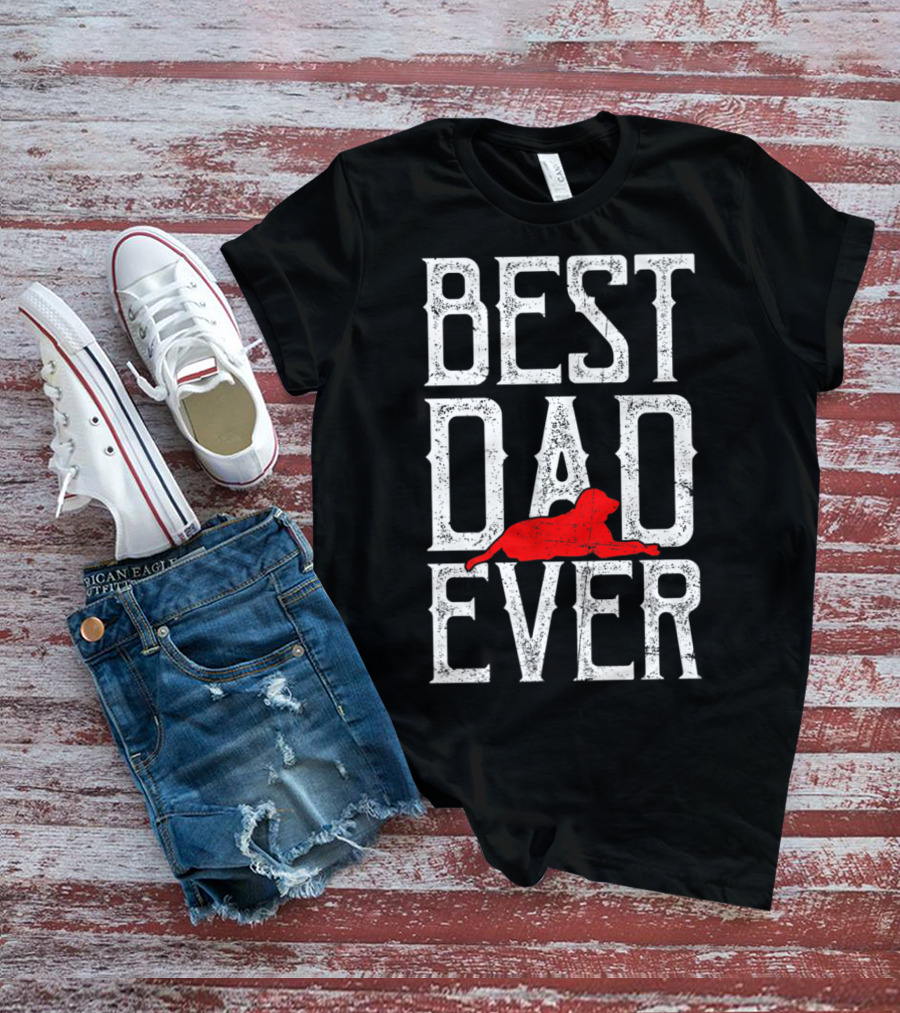 AWESOME BEST DOG DAD EVER BEST DAD EVER DOG T-Shirt