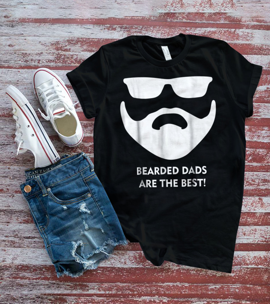 Bearded Dads Are The Best Dad Beard Beard Dad65 T-Shirt