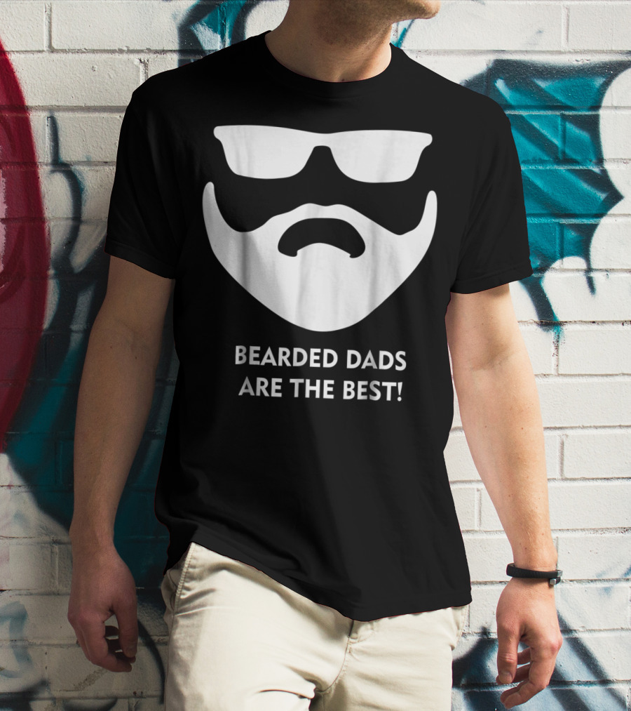 Bearded Dads Are The Best Dad Beard Beard Dad65 T-Shirt