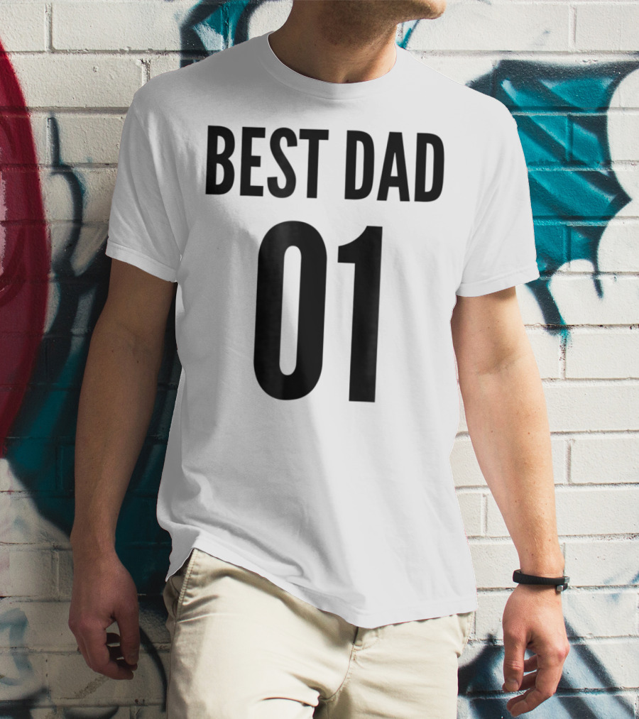 Best Dad 01 Number 1 Dad T-Shirt