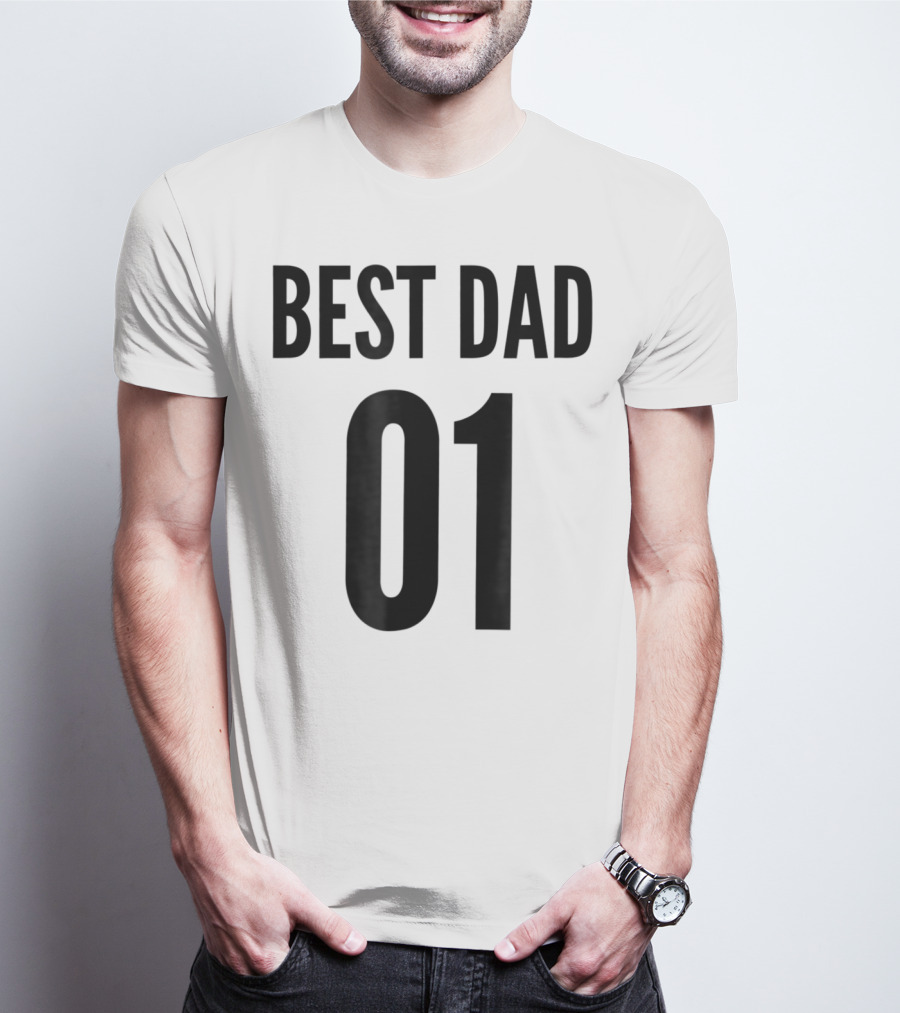 Best Dad 01 Number 1 Dad T-Shirt