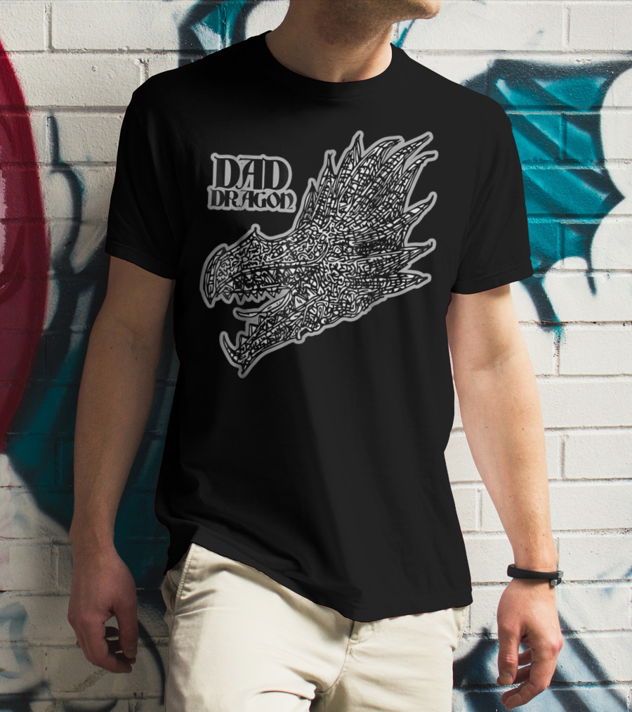 Dad Dragon Birthday Dragons82 T-Shirt