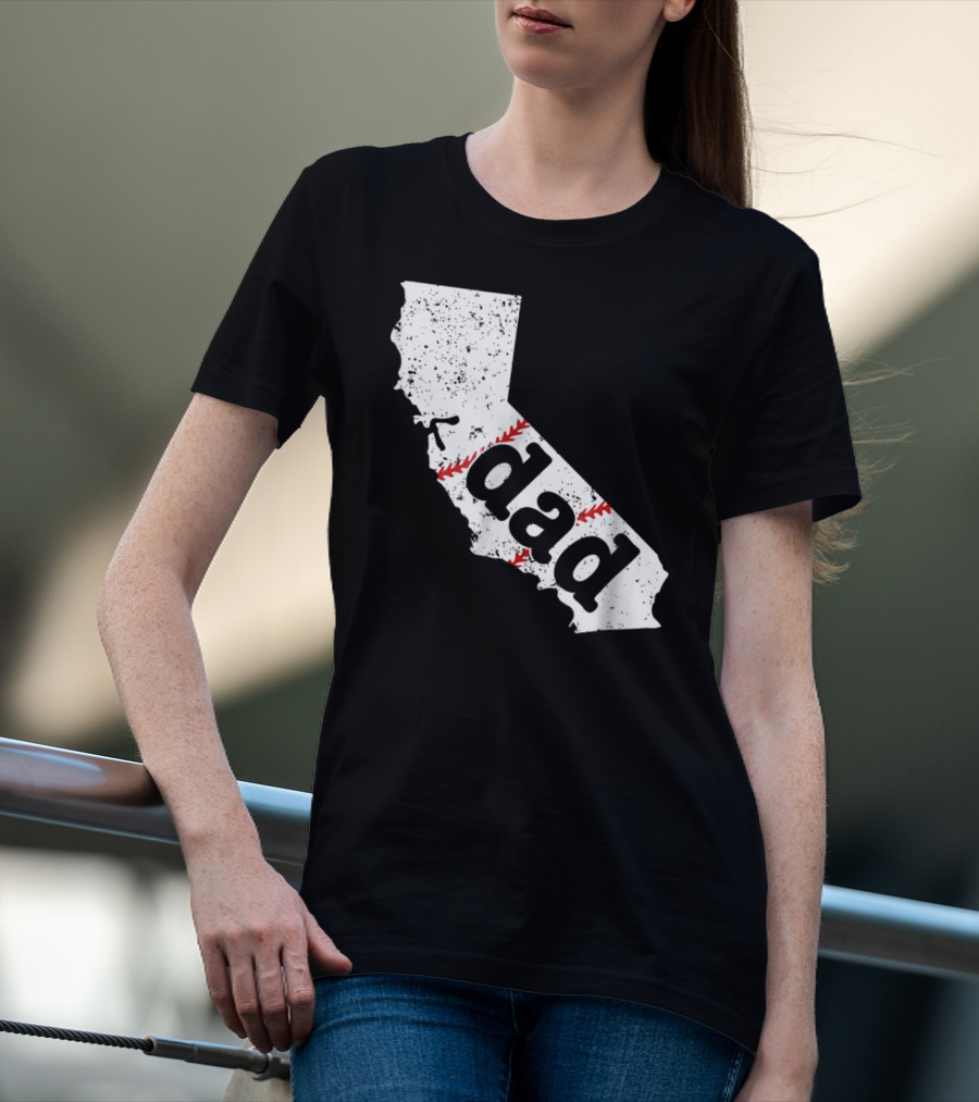 California Dad Baseball Softball Best T-Shirt