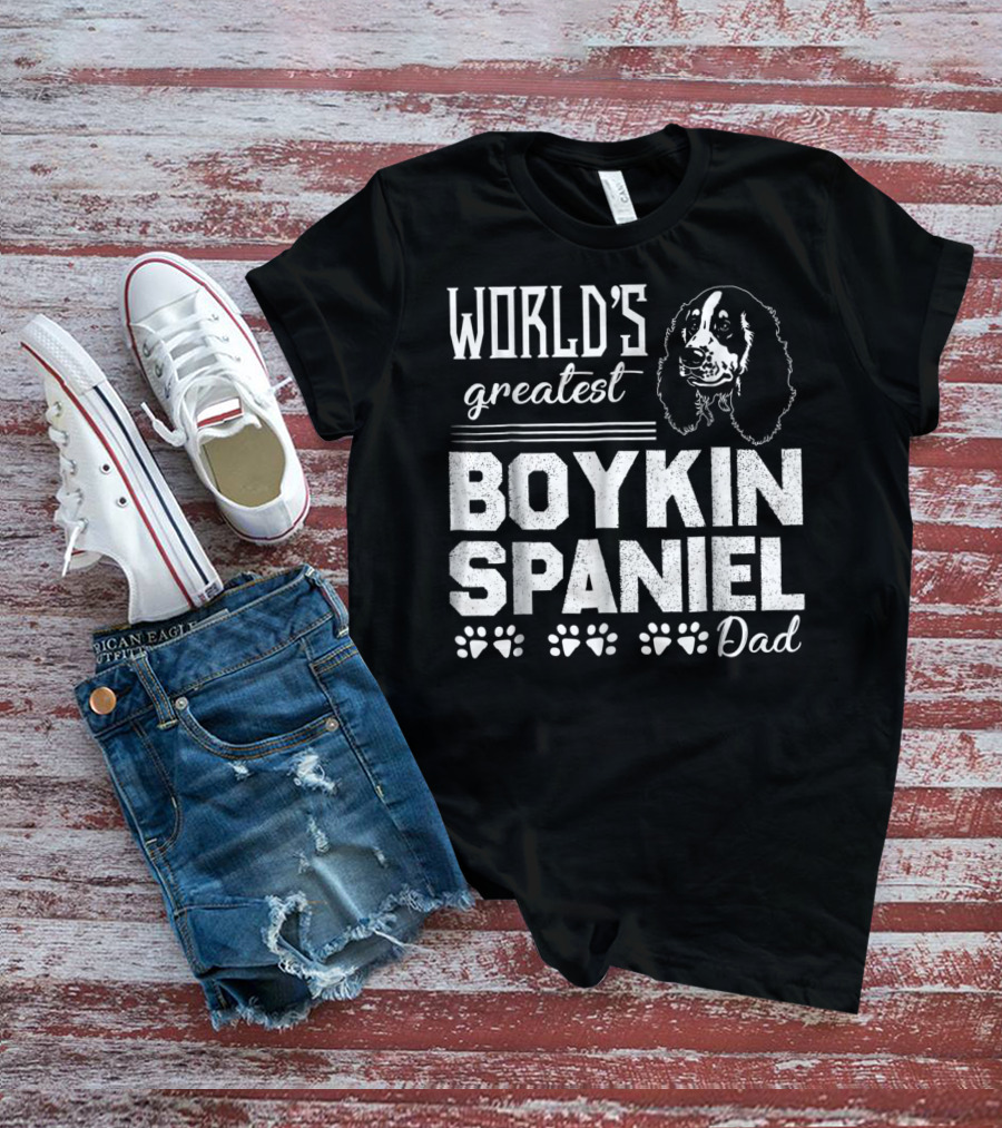 World's Greatest Boykin Spaniel Dad T-Shirt