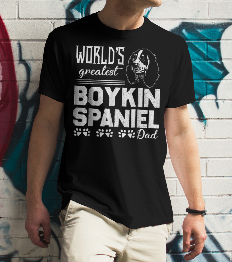 World's Greatest Boykin Spaniel Dad T-Shirt