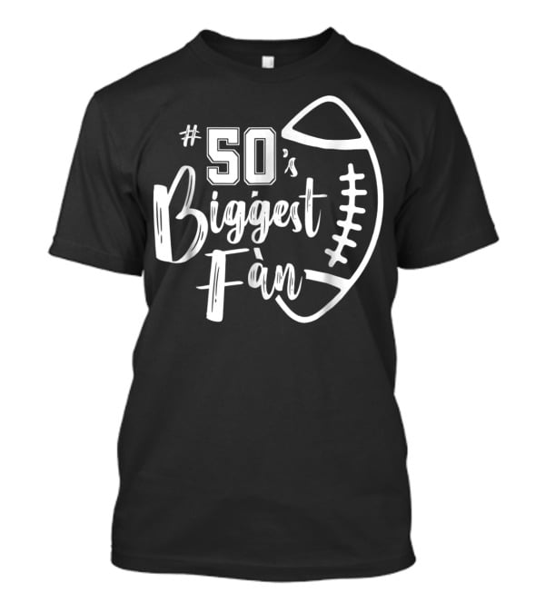 50's Biggest Fan Football Brother T-Shirt