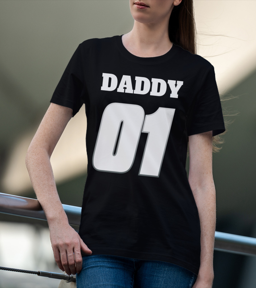 Daddy 01 Number One Dad T-Shirt