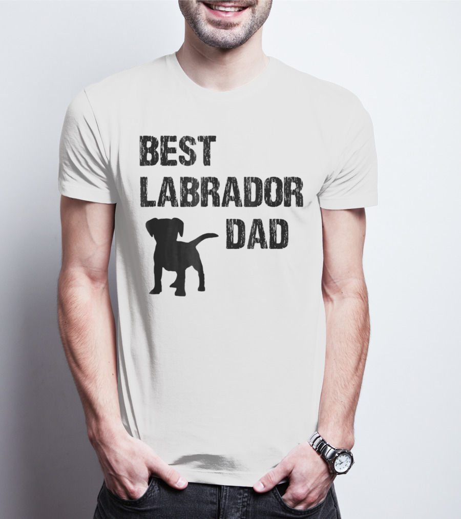 Best Labrador Dad T-Shirt