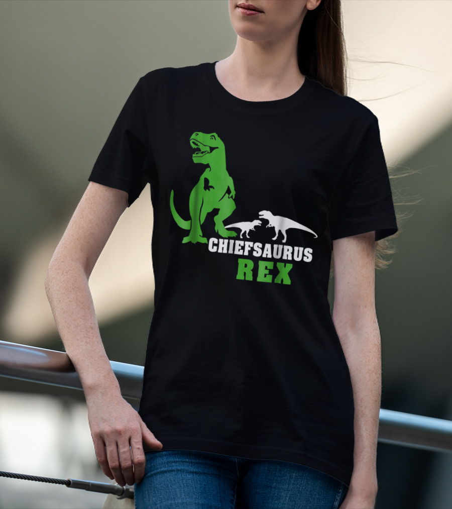 Chiefsaurus Rex Dinosaur Men T-Shirt