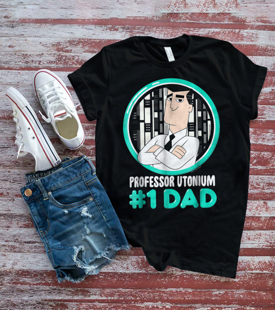 CN Powderpuff Girls Professor Utonium #1 Dad T-Shirt