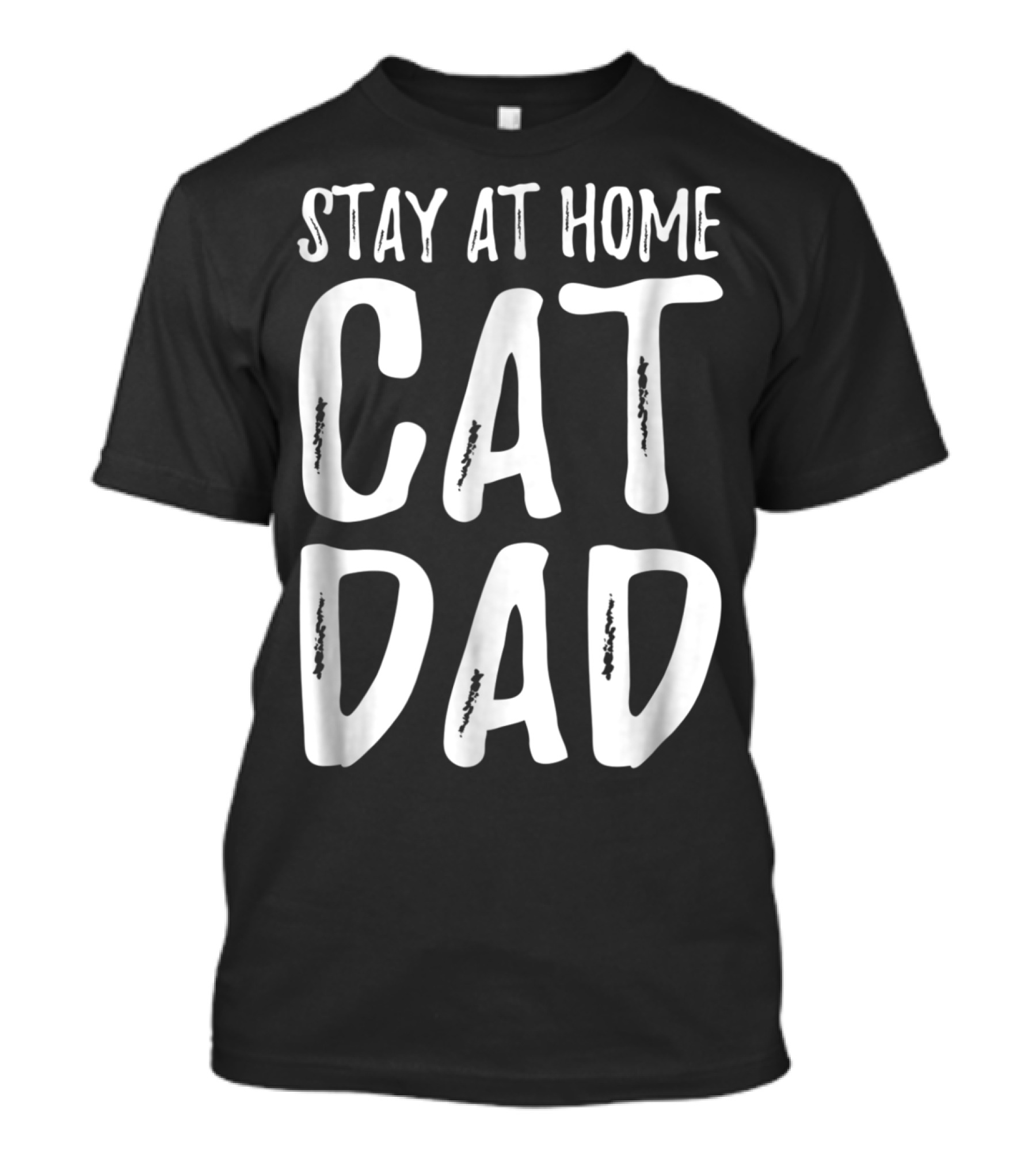 Stay At Home Cat Dad Cat Lover Dad 79 T-Shirt