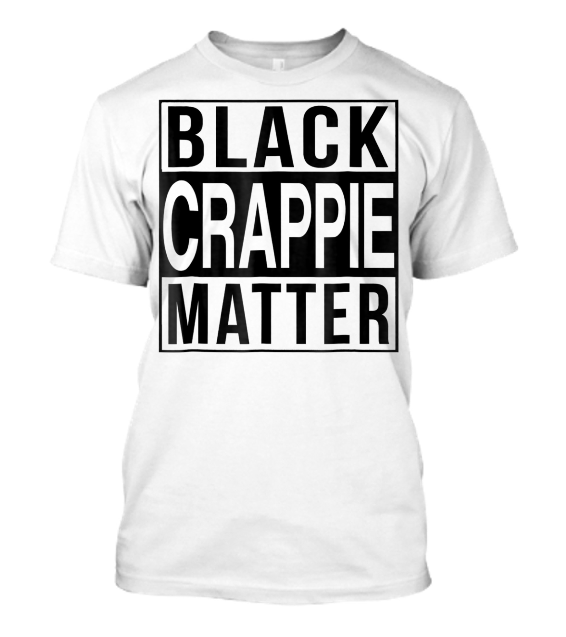 Black Crappie Matter Grandpa 15 T-Shirt