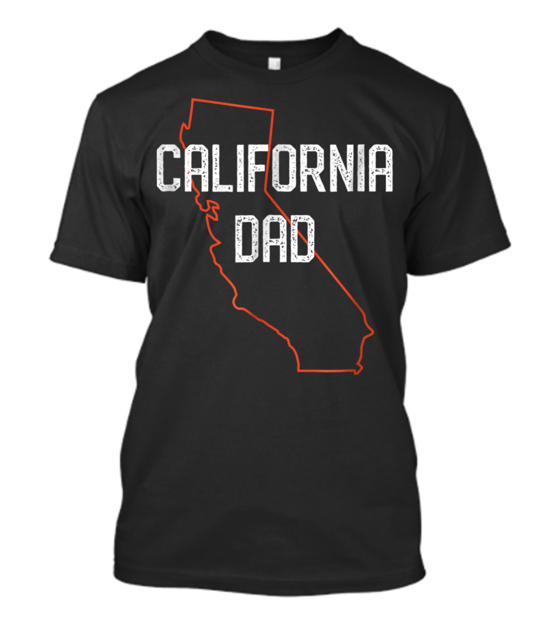 California Dad Map Outline T-Shirt