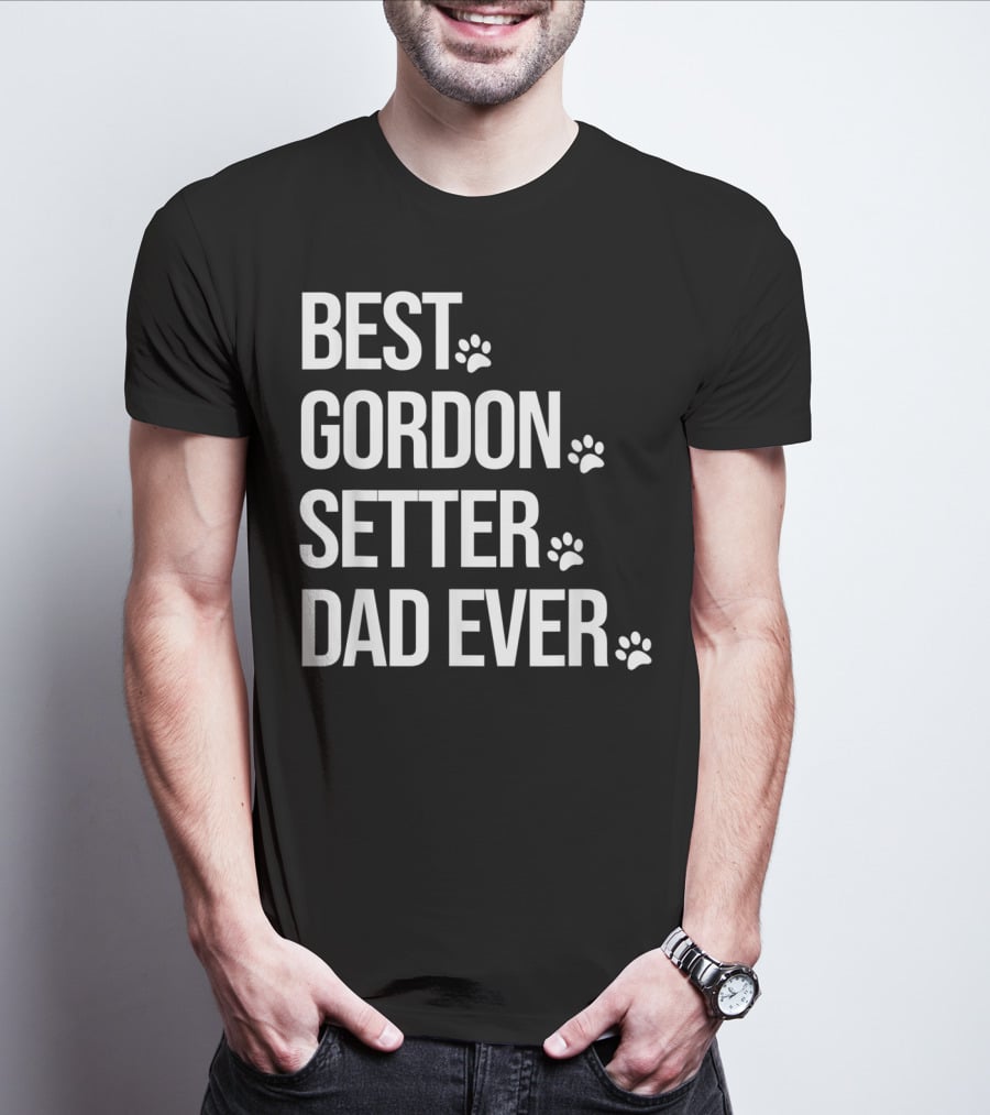 Best Gordon Setter Dad Ever Gordon Setter T-Shirt