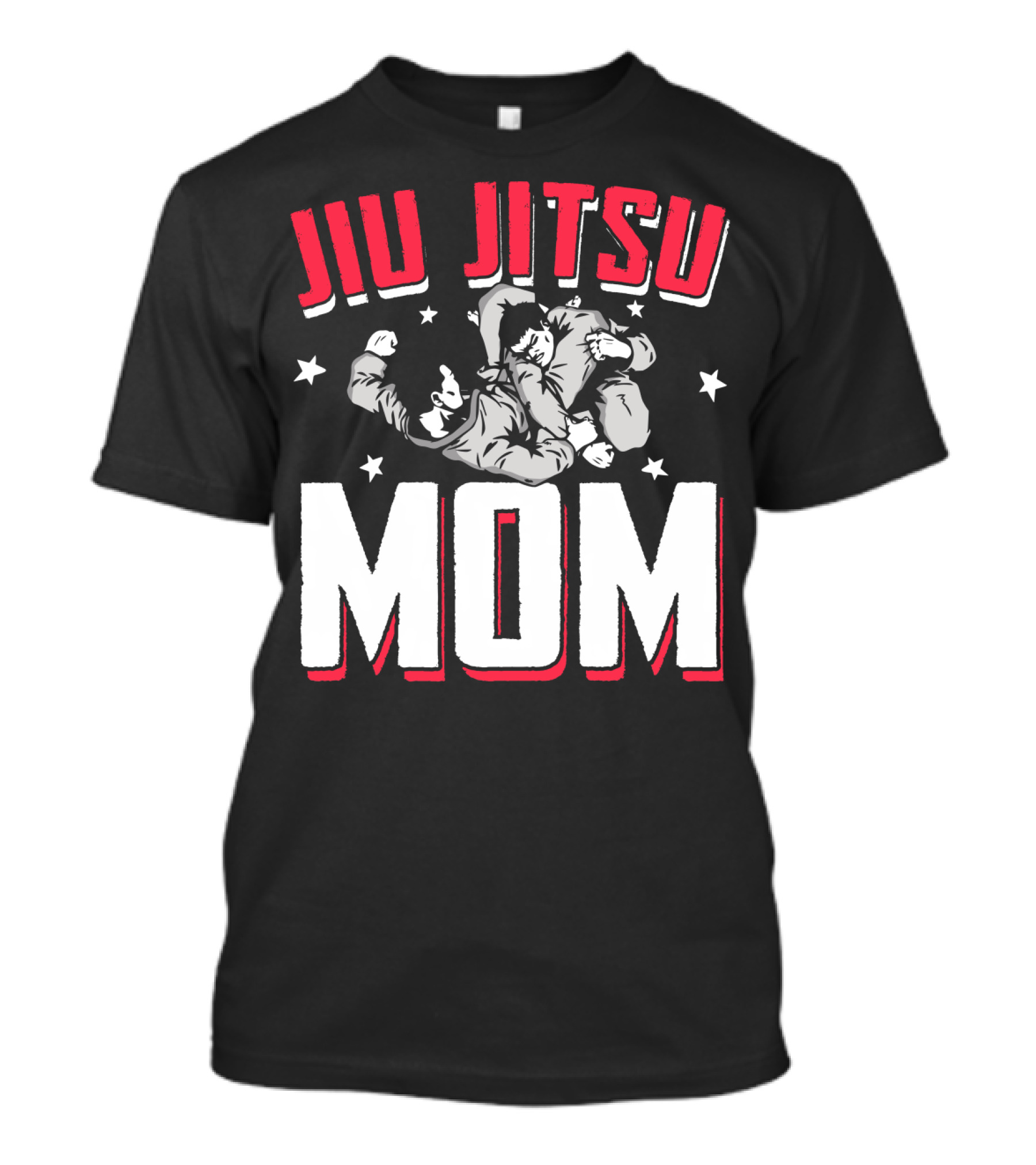 Jiu Jitsu Mom Stars Martial Arts Player T-Shirt