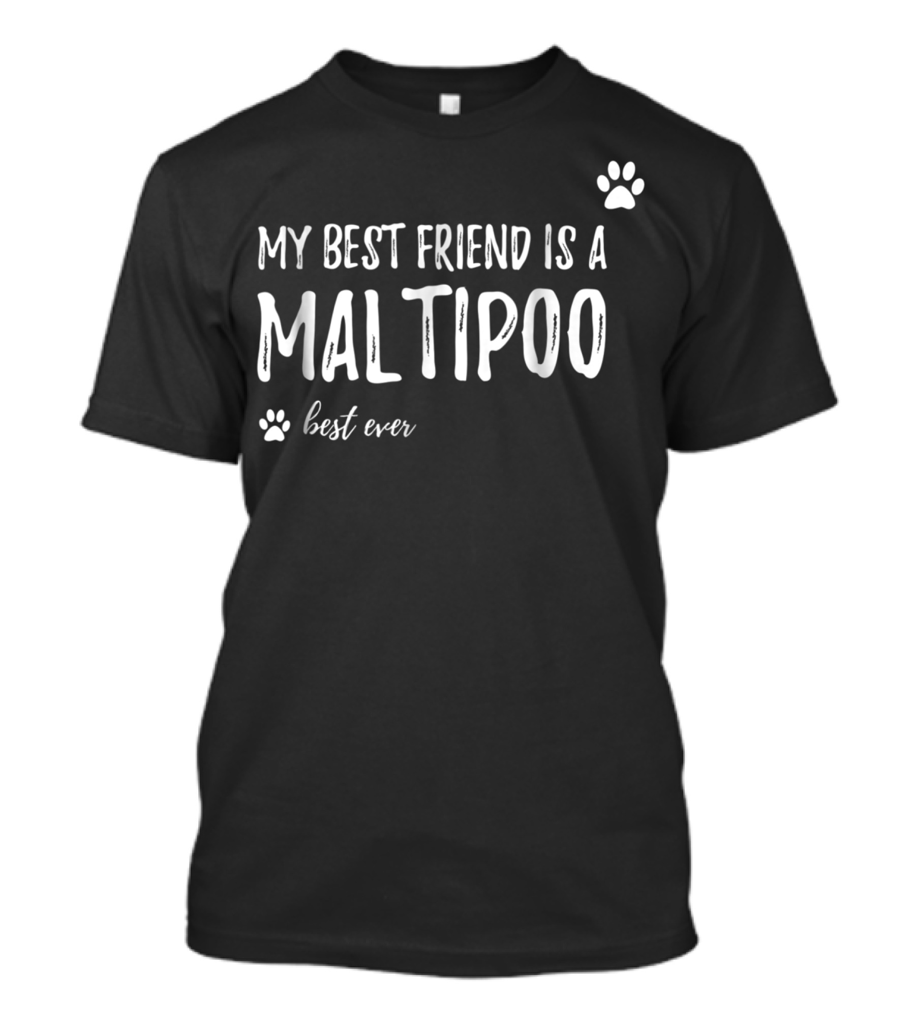 My Best Friend Is A Maltipoo Best Ever Maltipoo Mom Dog Lover Friend Funny Dog Mom Idea13 T-Shirt
