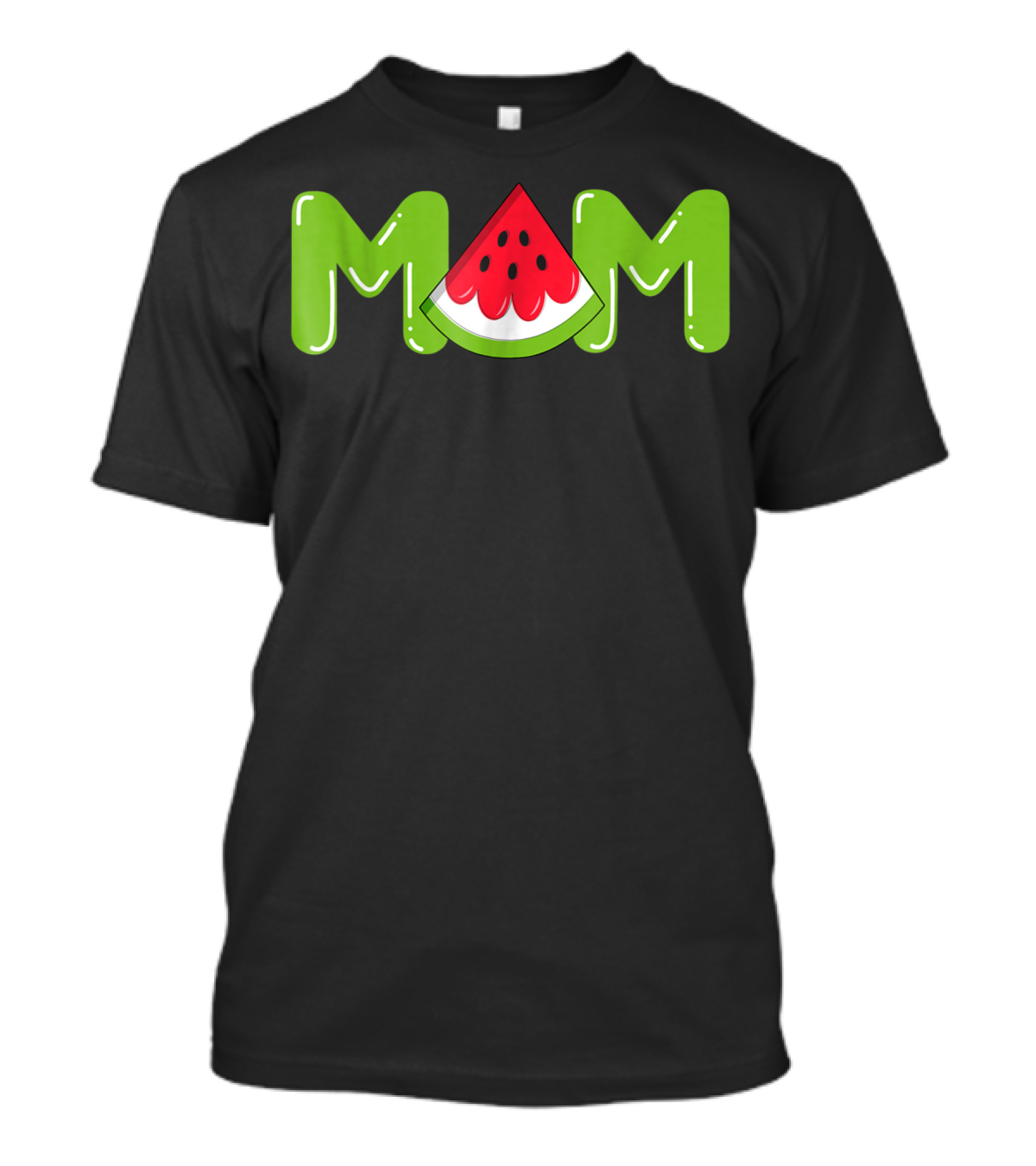 Mom Watermelon Tropical Summer Fruit Mother T-Shirt