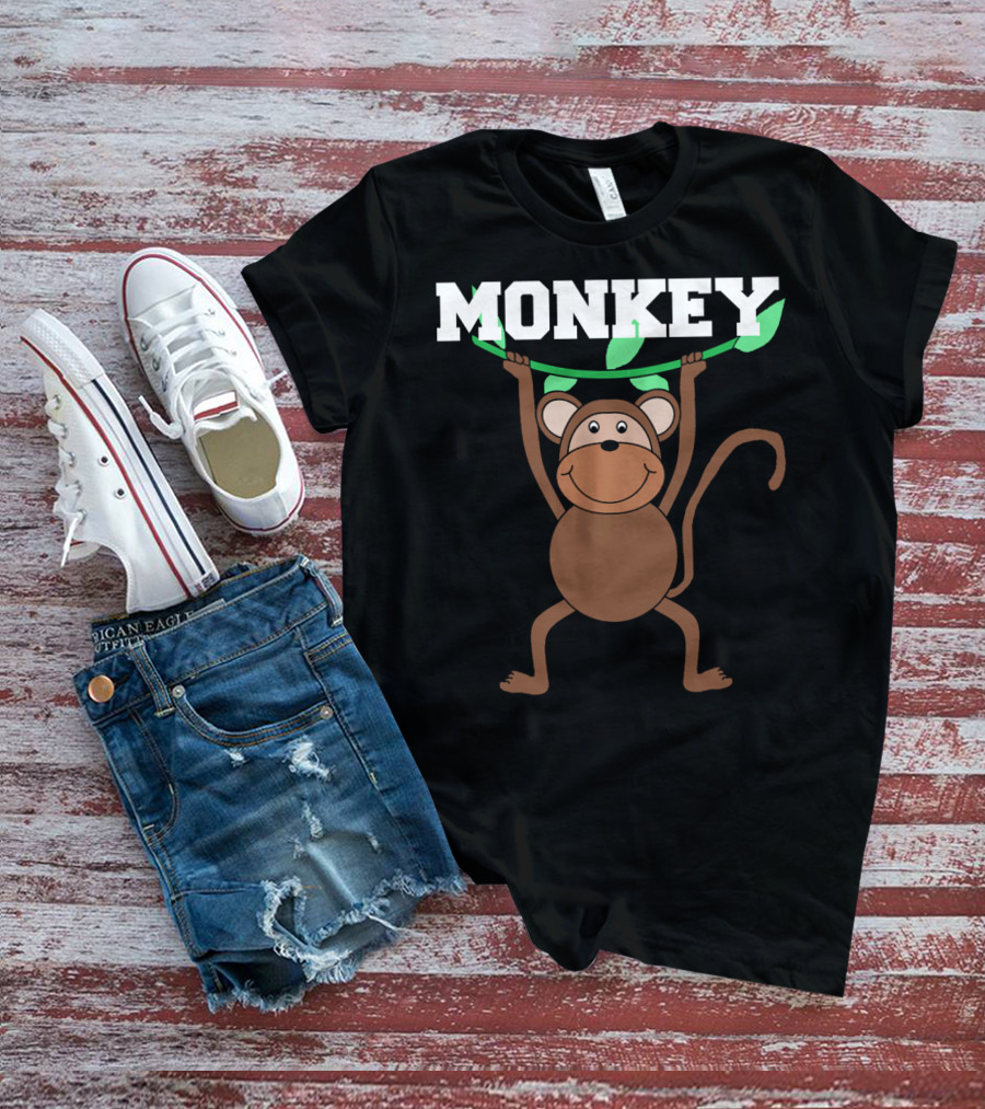 Monkey Circus Birthday Matching For Mom Son Daughter T-Shirt