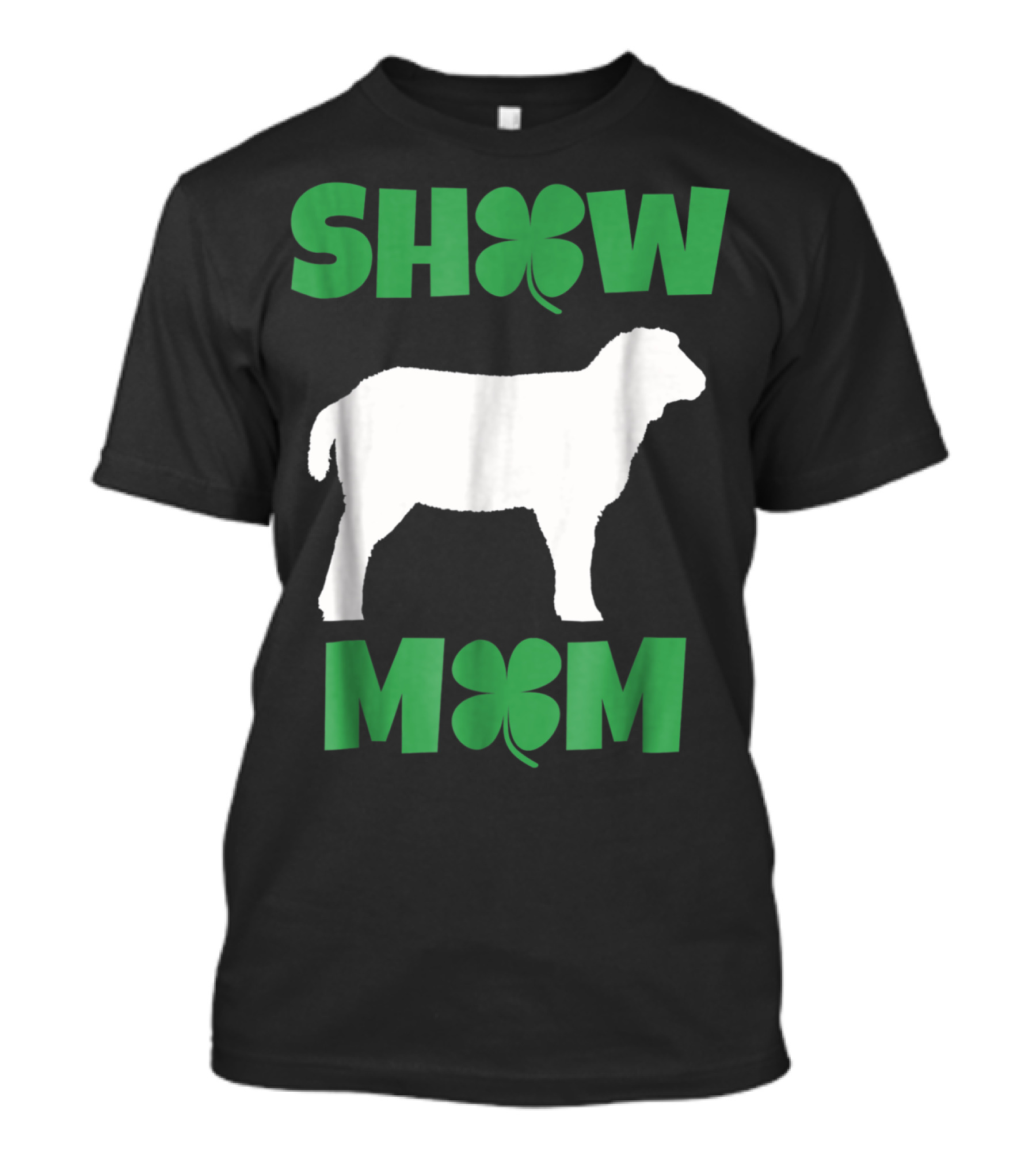 SHOW MOM Shamrock Sheep T-Shirt