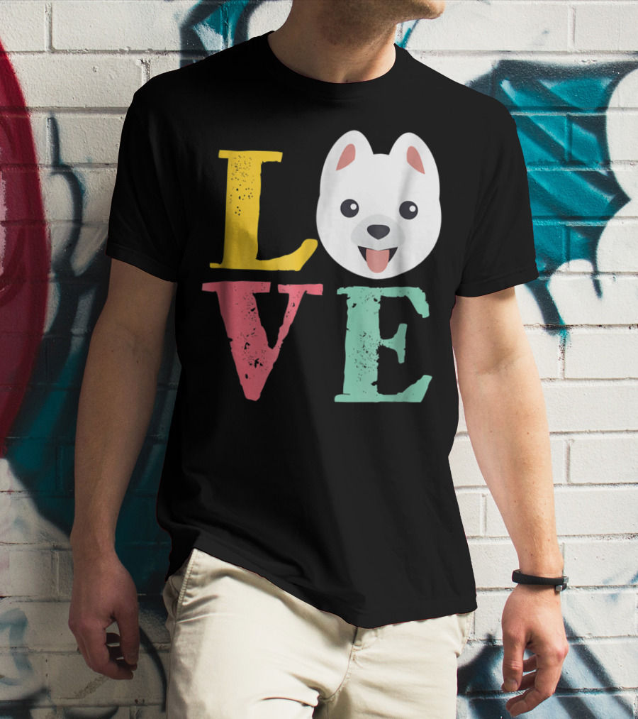 LOVE Pomeranian Dog Pom Owner Puppies Mom And Dad15 T-Shirt