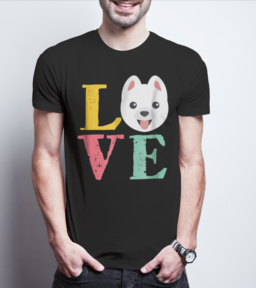 LOVE Pomeranian Dog Pom Owner Puppies Mom And Dad15 T-Shirt