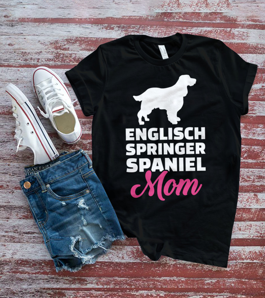Engisch Springer Spaniel Mom T-Shirt