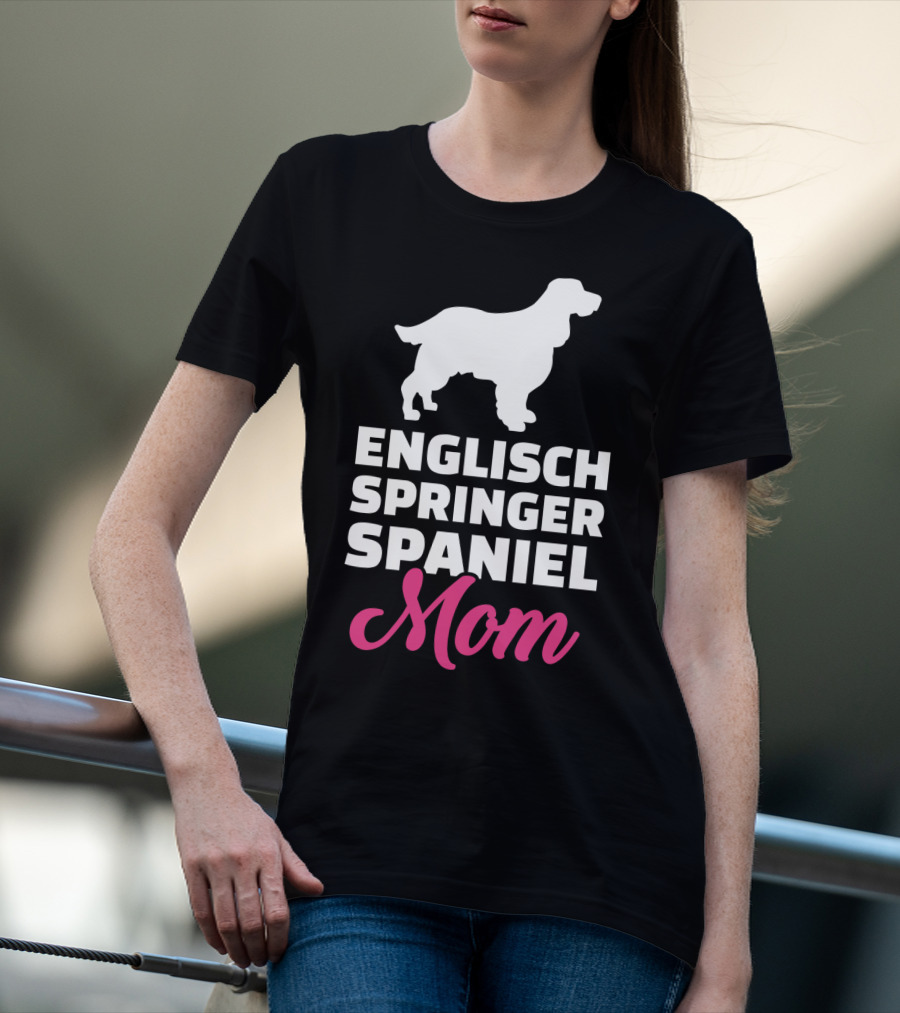 Engisch Springer Spaniel Mom T-Shirt