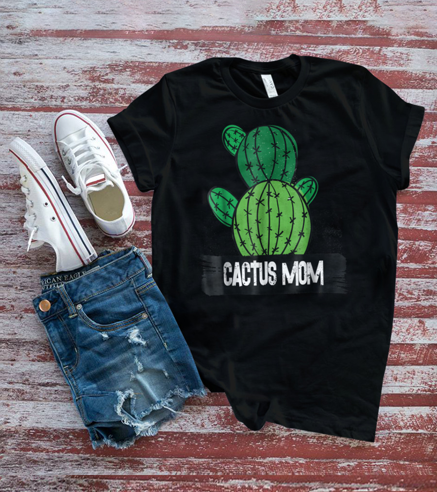 Cactus MOM Cactus Lover Nature Botanical T-Shirt