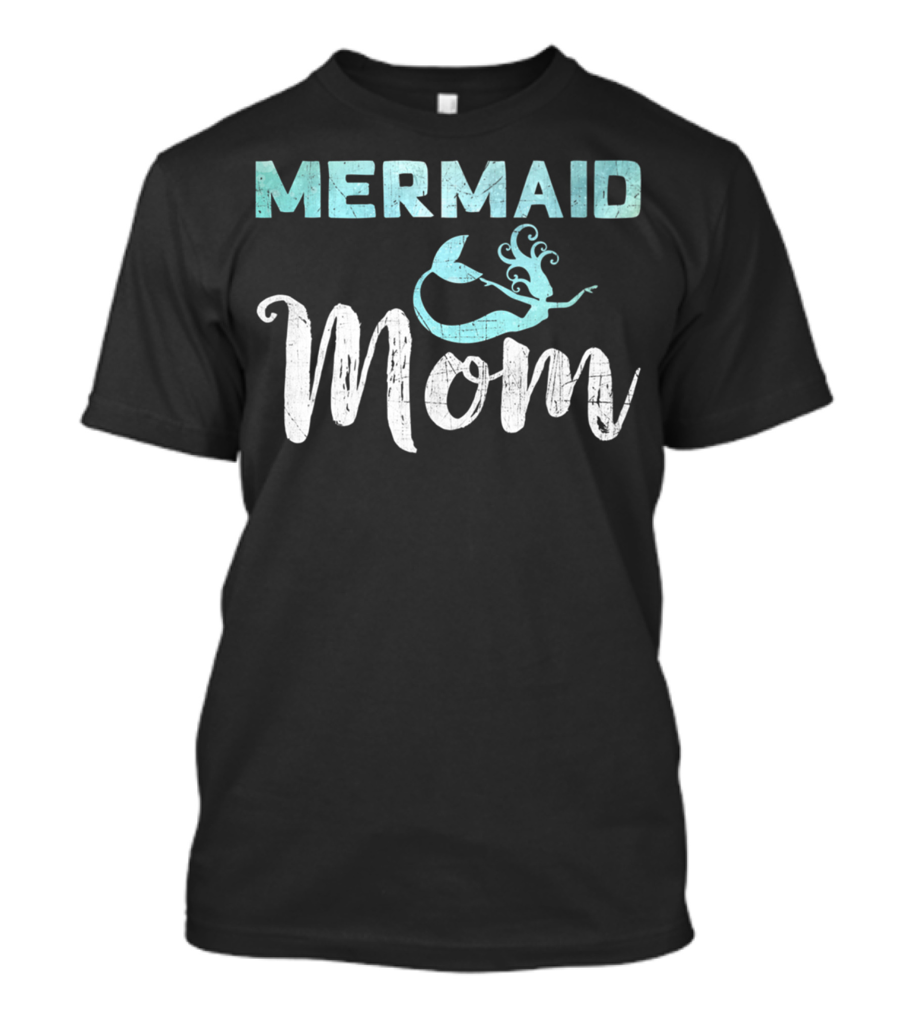 Mermaid Mom Birthday Party Cute T-Shirt