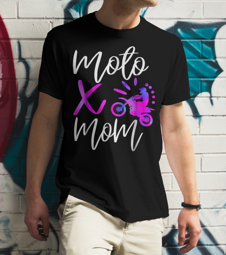 Moto X Mom Cute Motocross Dirtbike Mom T-Shirt