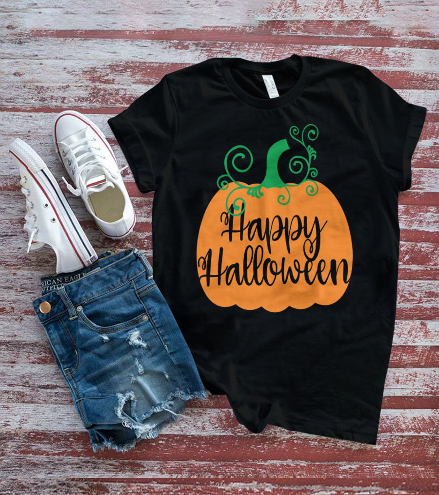 Happy Halloween Pumpkin Teacher Mom4 T-Shirt