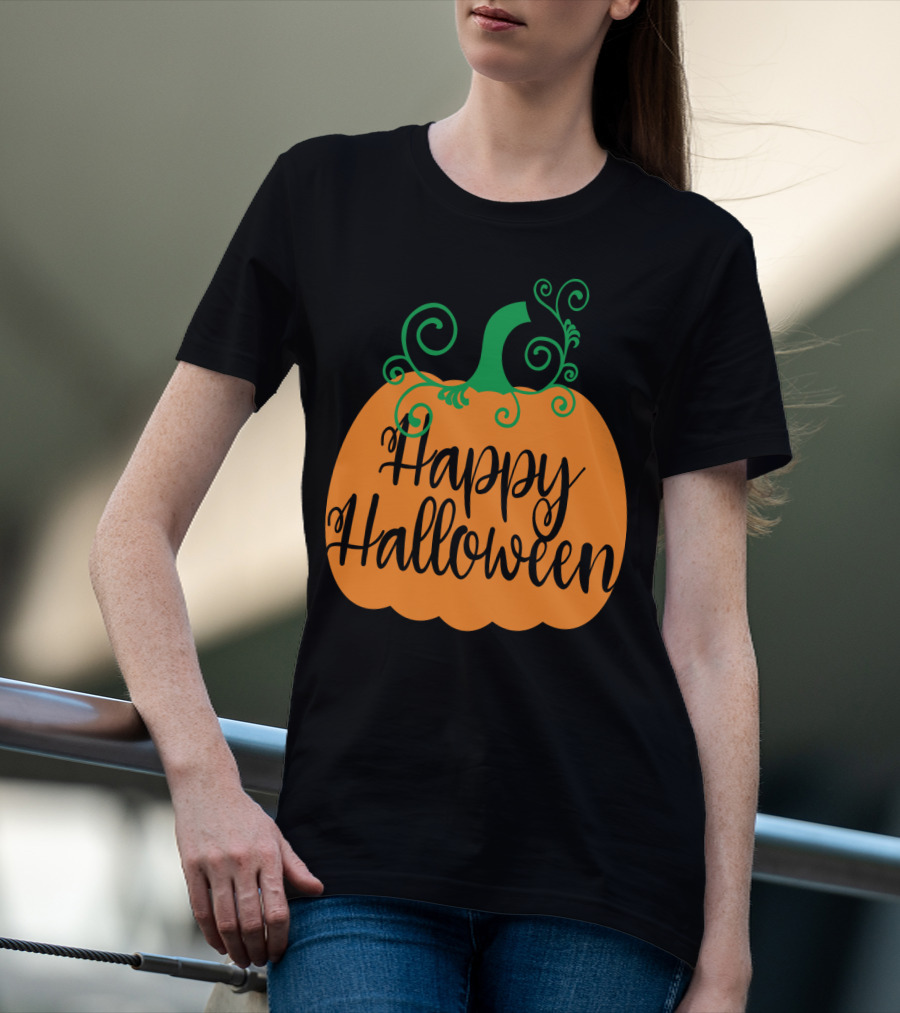 Happy Halloween Pumpkin Teacher Mom4 T-Shirt