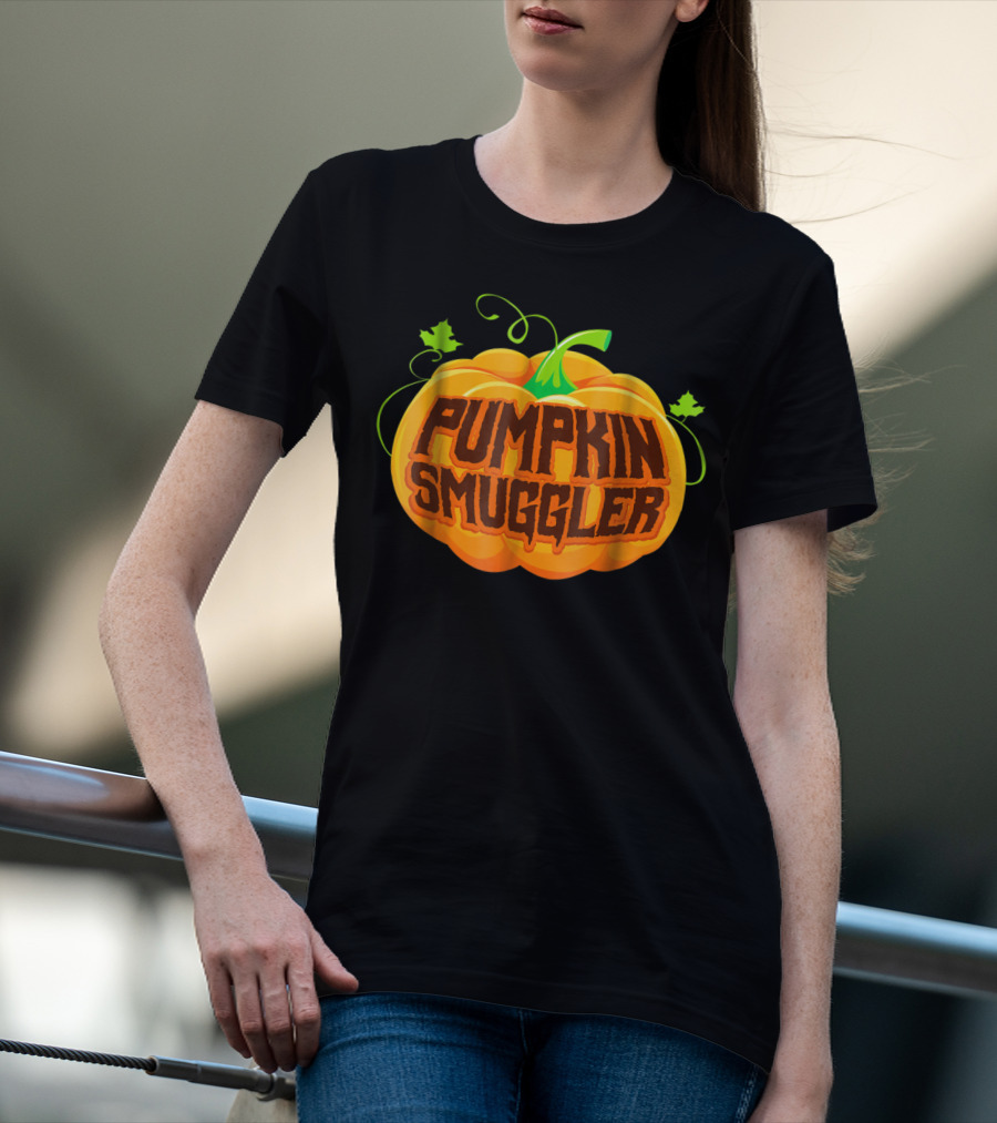 Pumpkin Smuggler Baby Pregnant Mom Pregnancy Mother Mama T-Shirt