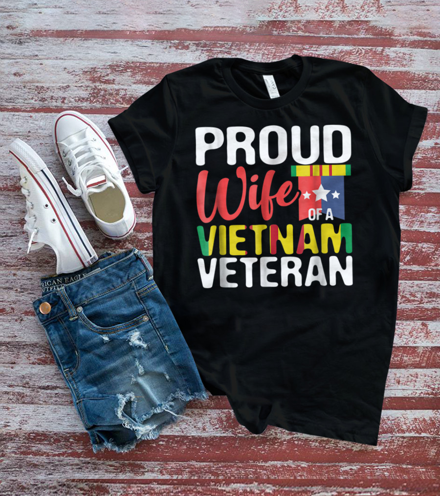 Proud Wife Of A Vietnam Veteran T-Shirt