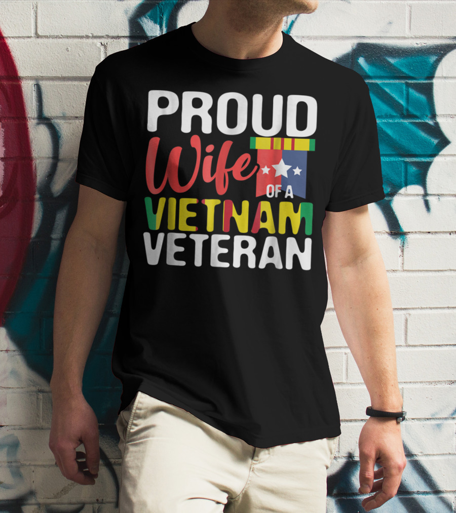 Proud Wife Of A Vietnam Veteran T-Shirt