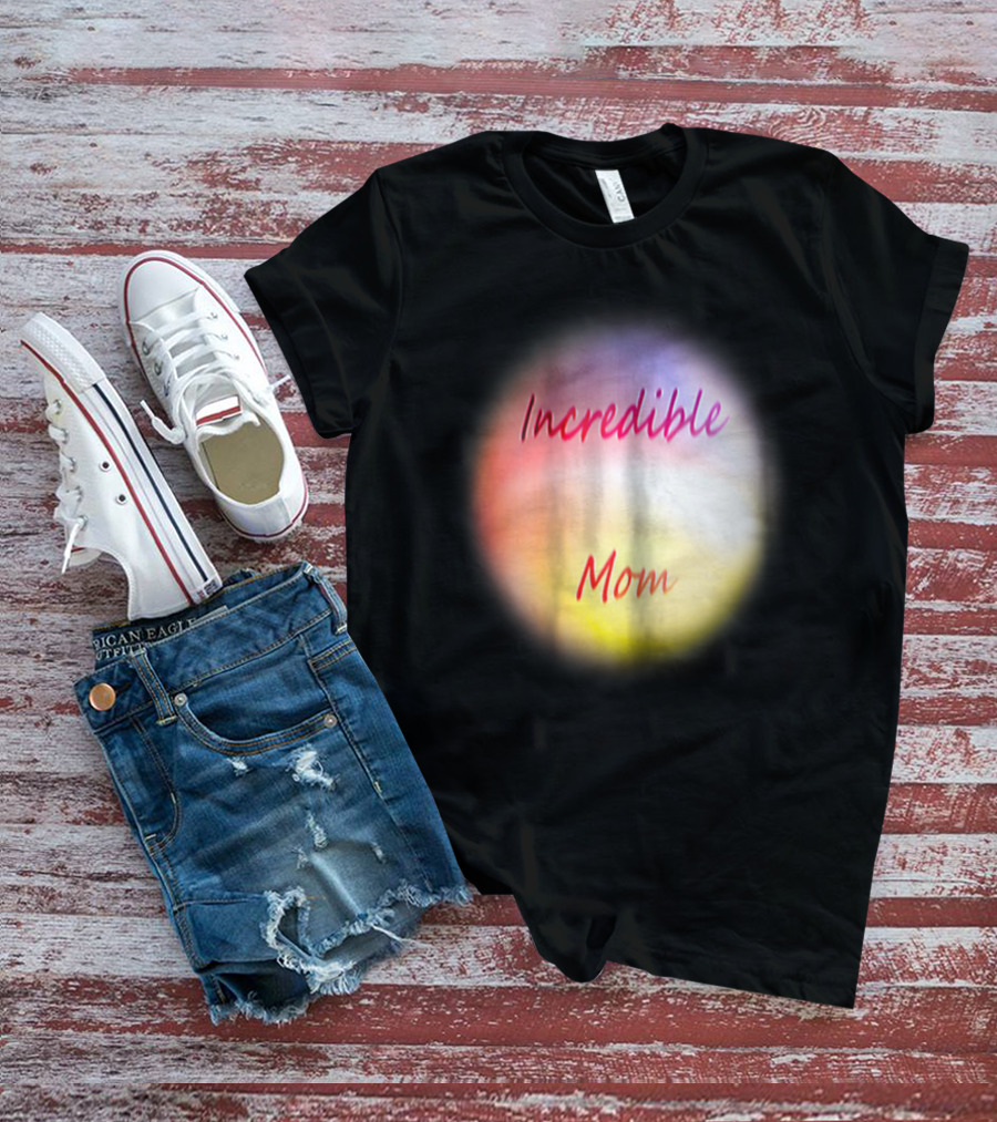 Incredible Mom Multicolored Glow T-Shirt