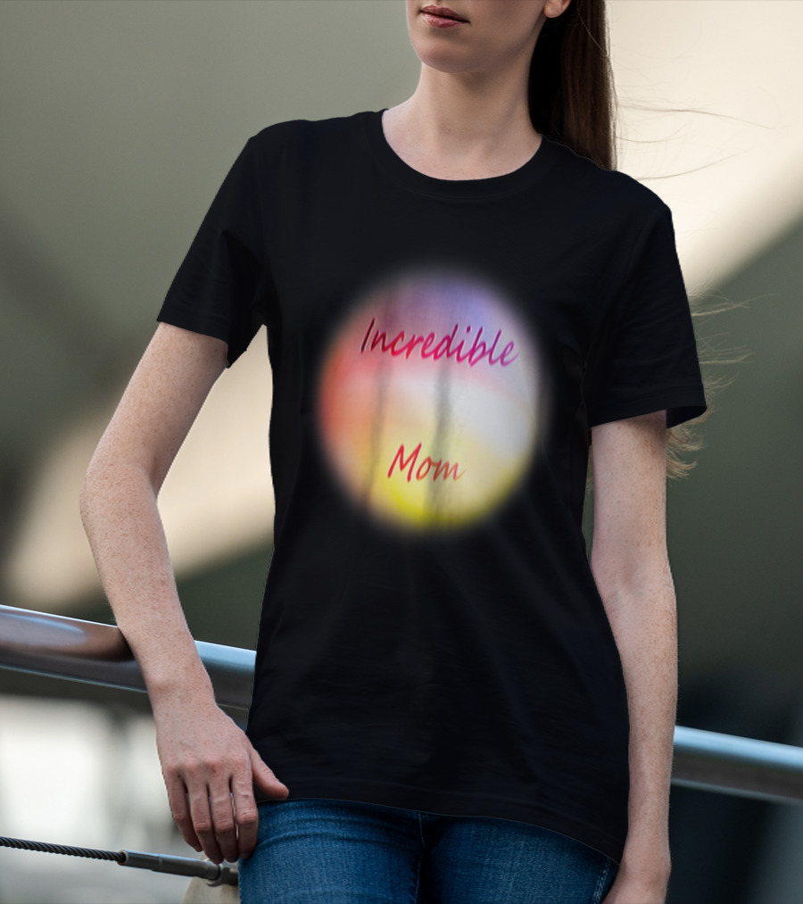 Incredible Mom Multicolored Glow T-Shirt