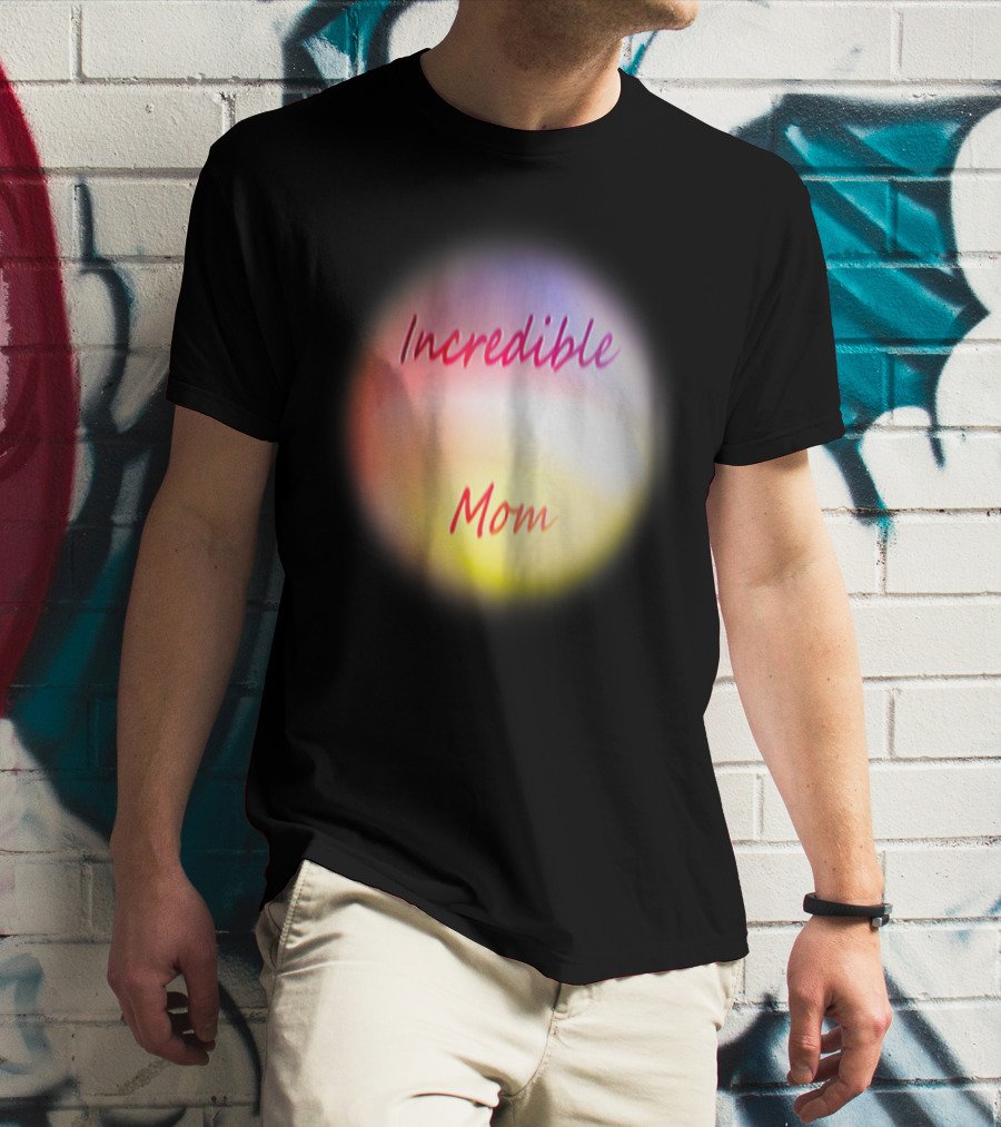 Incredible Mom Multicolored Glow T-Shirt