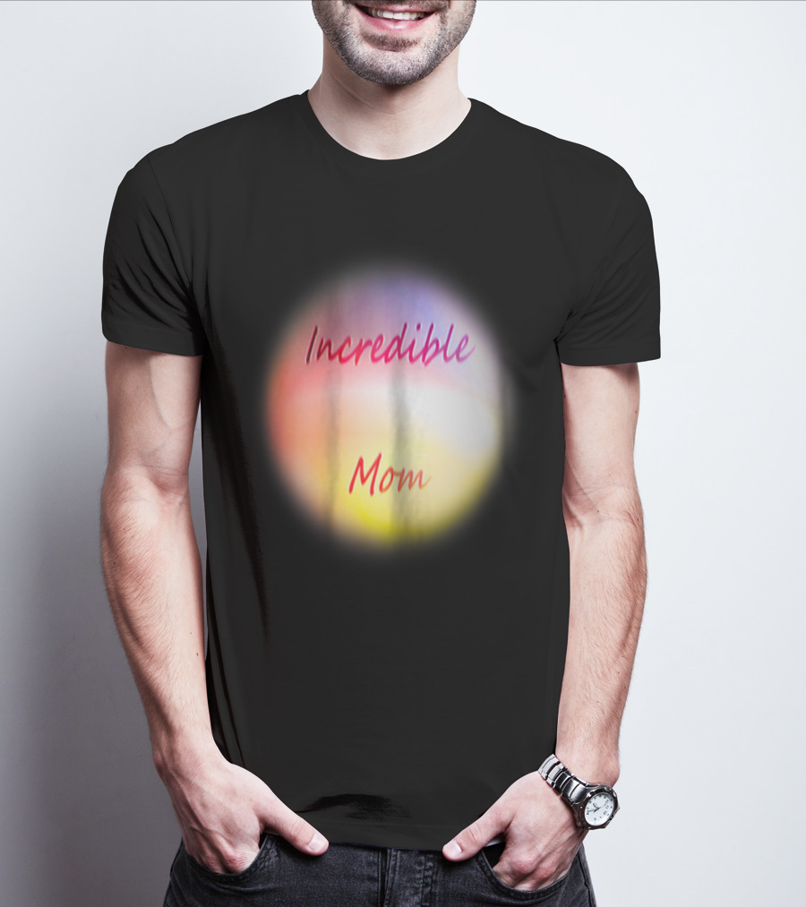Incredible Mom Multicolored Glow T-Shirt