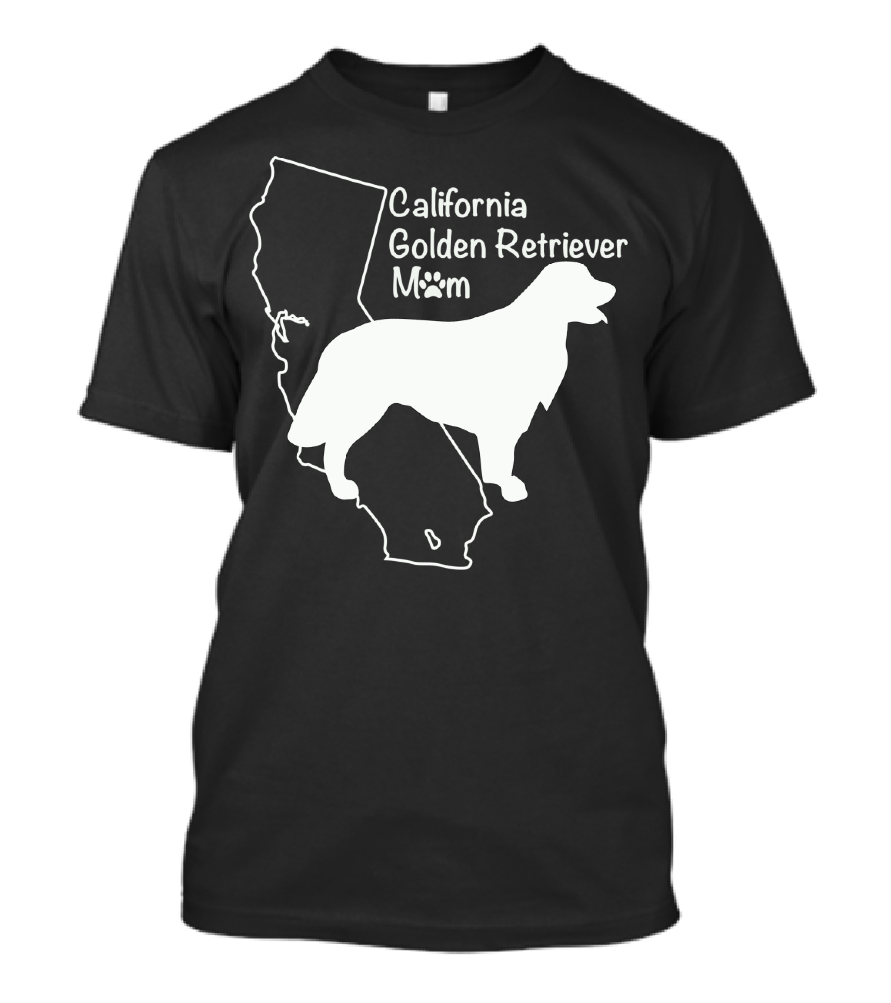 California Golden Retriever Mom T-Shirt