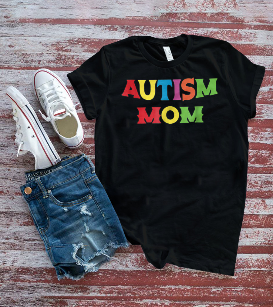 Autism Mom Autism Awareness Rainbow69 T-Shirt