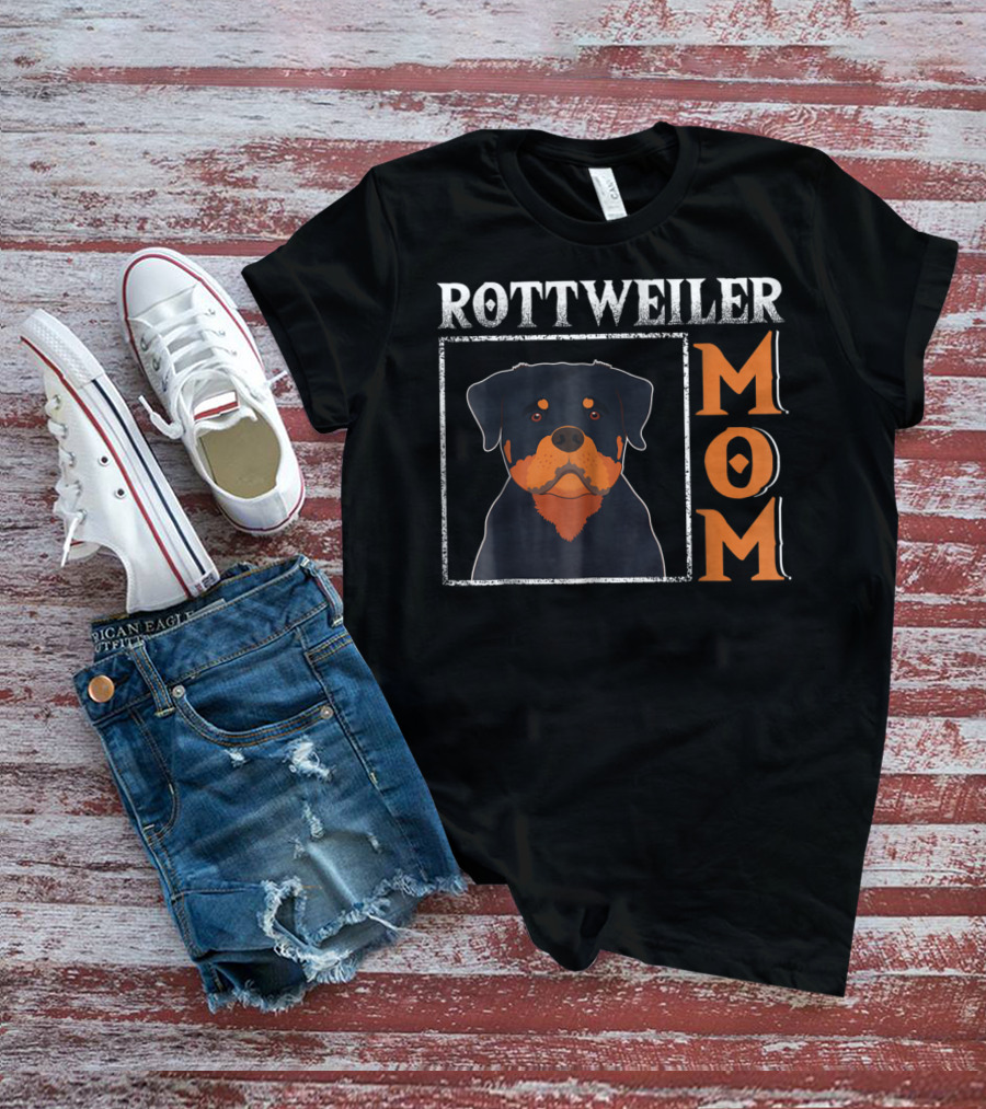 Rottweiler Mom Funny Dog Lover94 T-Shirt