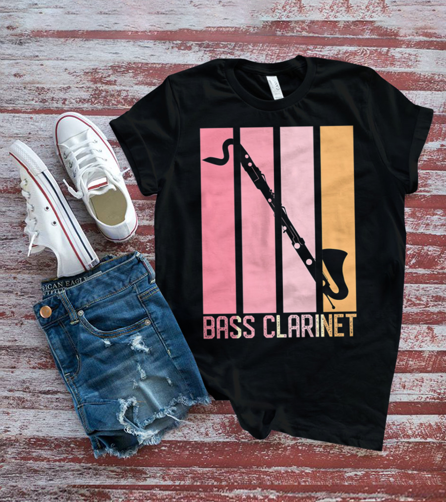 Bass Clarinet Band Mom Marching Band School T-Shirt