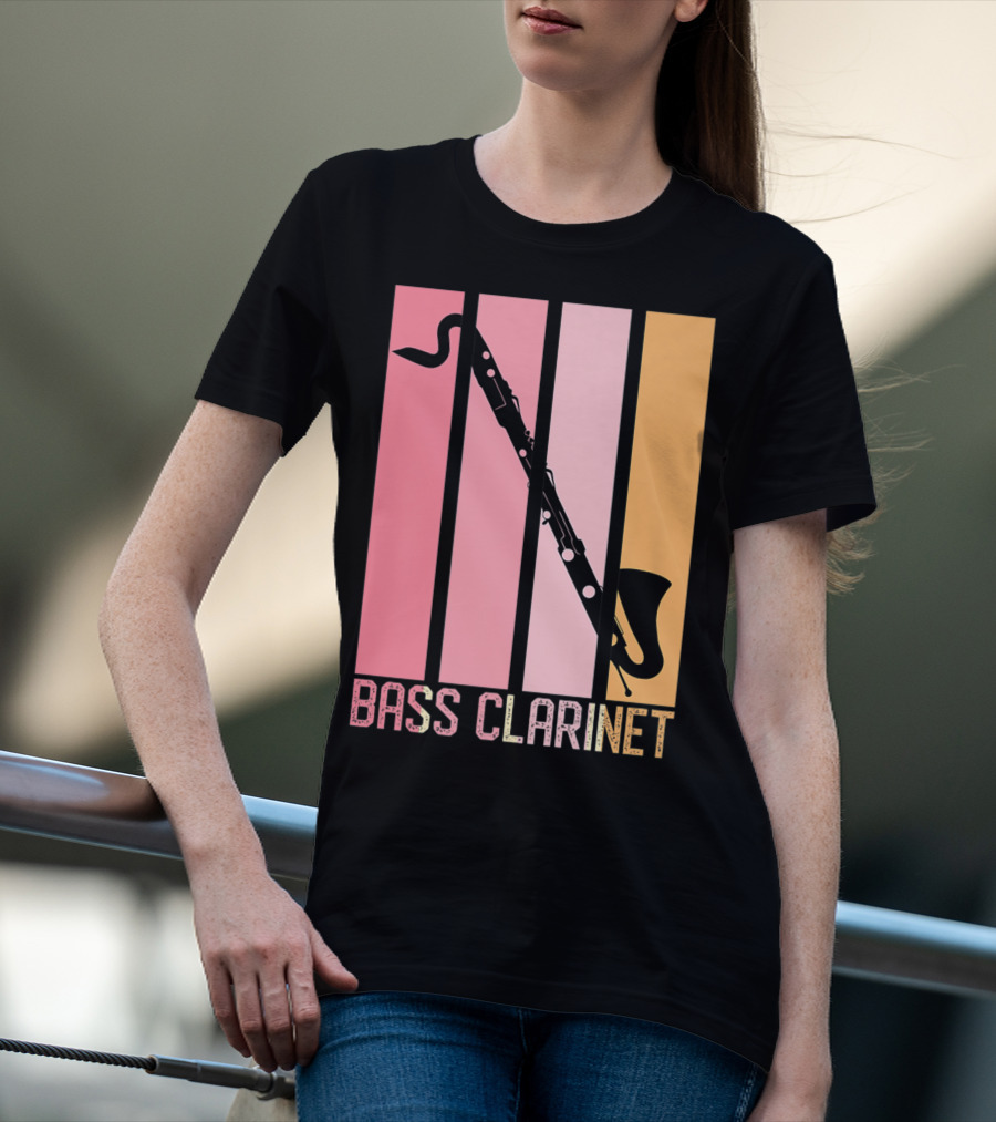 Bass Clarinet Band Mom Marching Band School T-Shirt