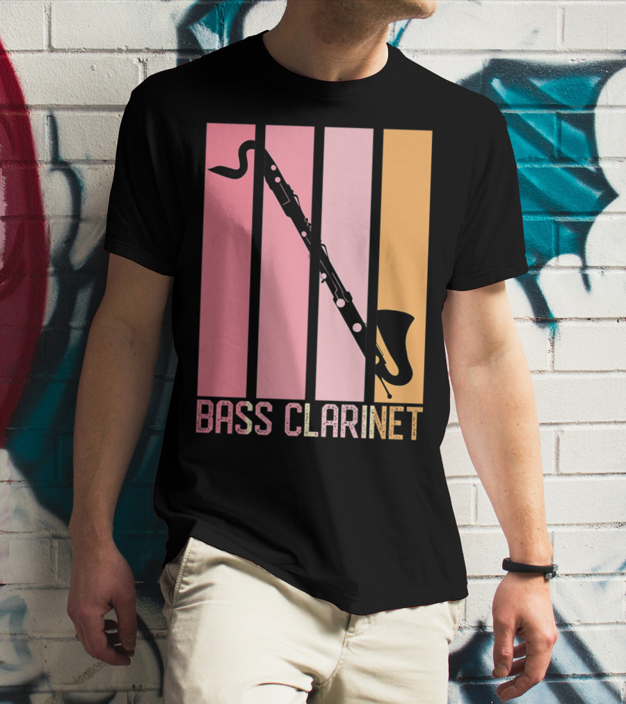 Bass Clarinet Band Mom Marching Band School T-Shirt