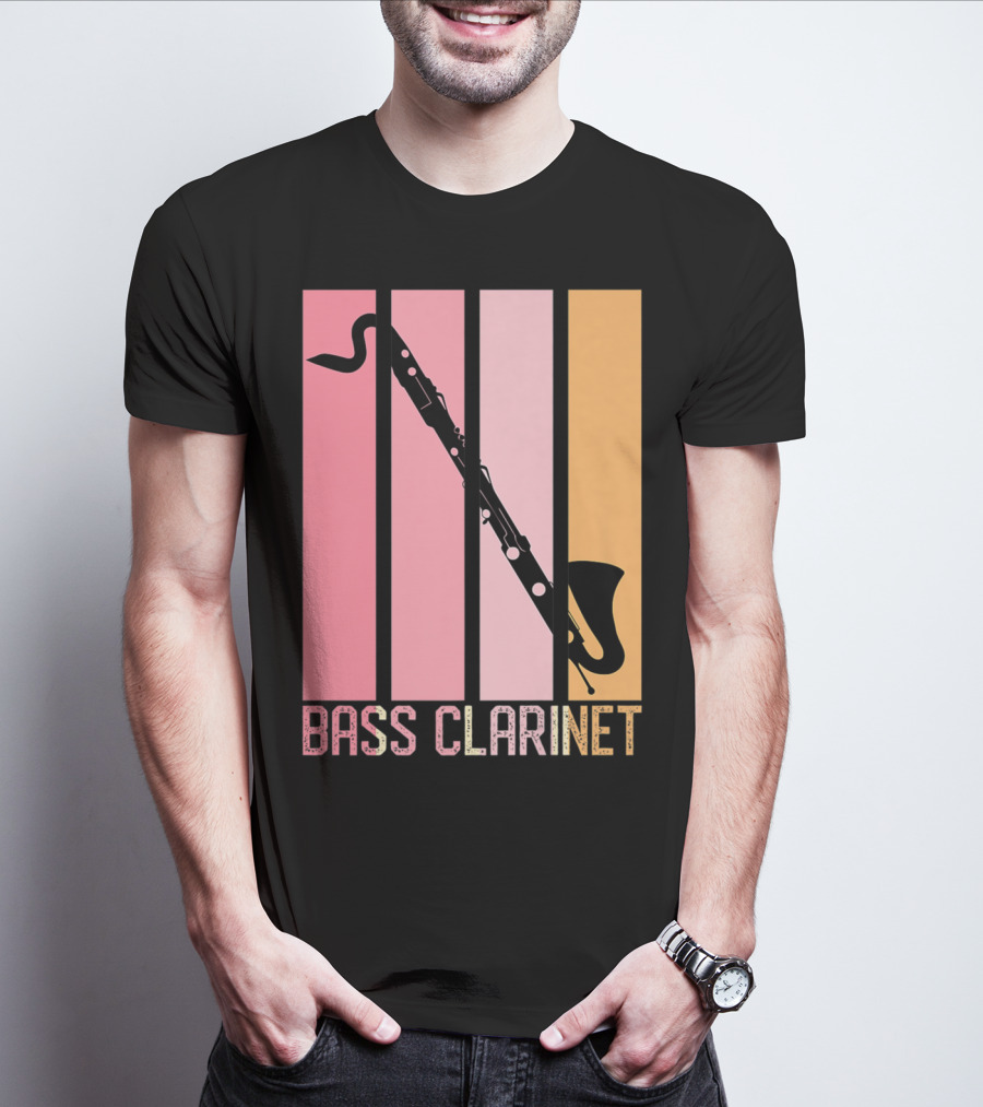 Bass Clarinet Band Mom Marching Band School T-Shirt