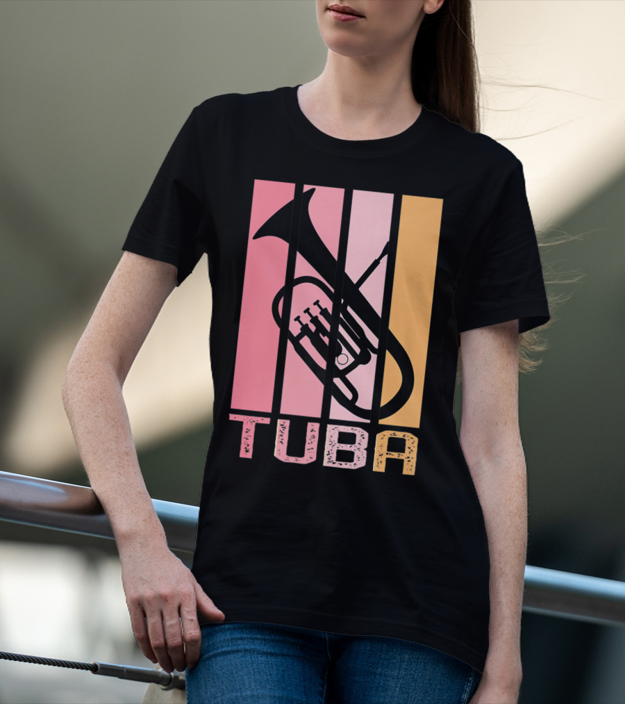 Band Mom Tuba Marching Band School Tuba T-Shirt