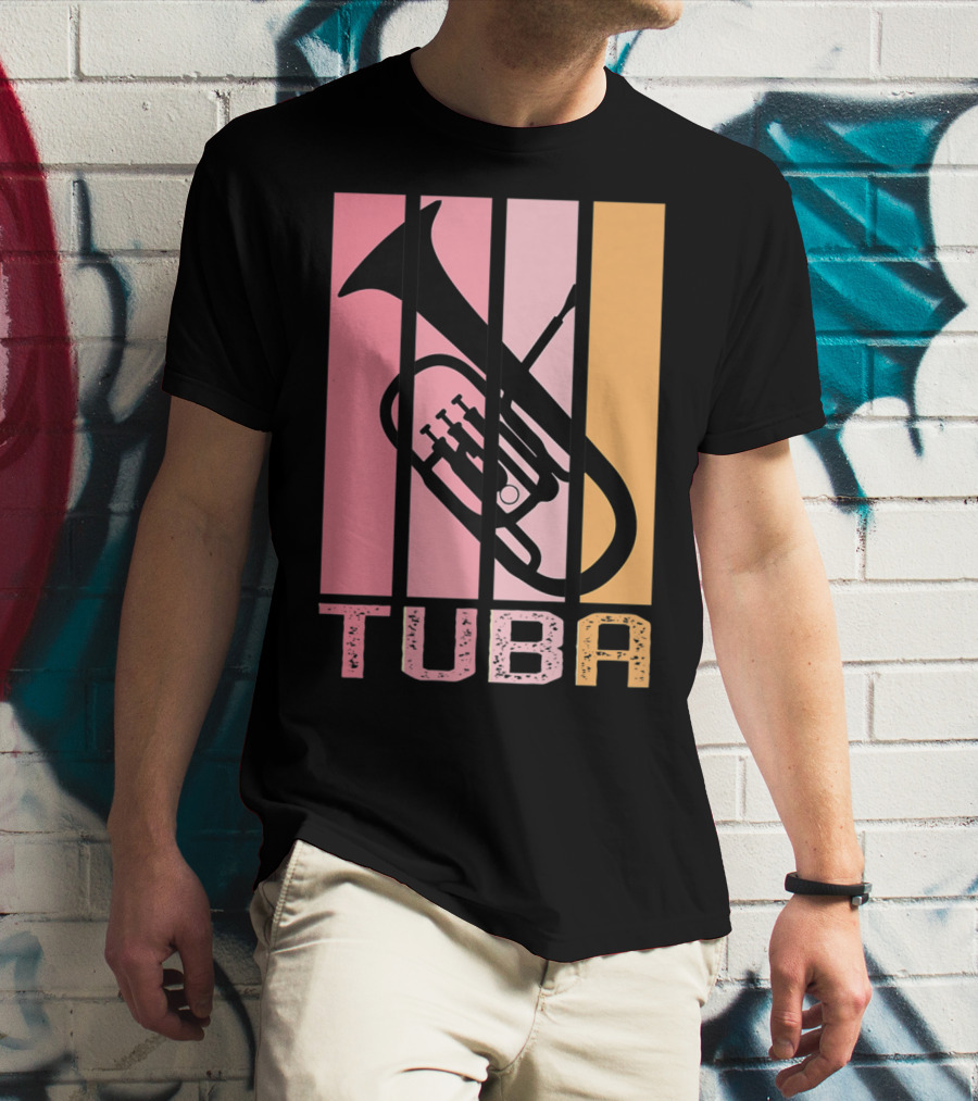 Band Mom Tuba Marching Band School Tuba T-Shirt