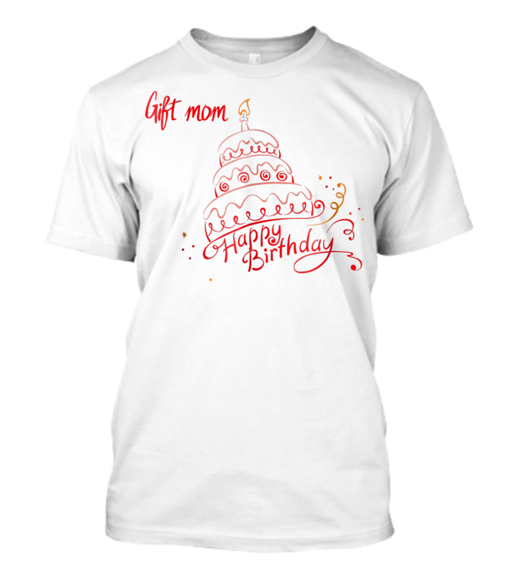 Gift Mom Happy Birthday Cake Perfect38 T-Shirt